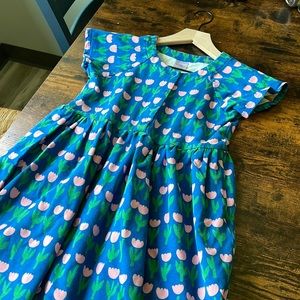 Beautiful tulip print Hanna Andersson size 10, 140cm, organic cotton dress
